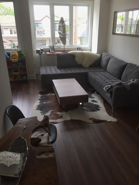 TriColor cowhide rug gorgeous and beautiful