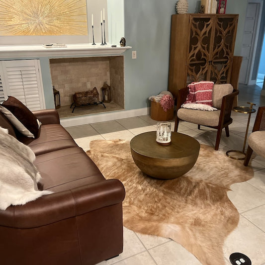 Discover the timeless elegance of cowhide rugs. Shop our luxurious collection for a touch of natural beauty in your home decor.