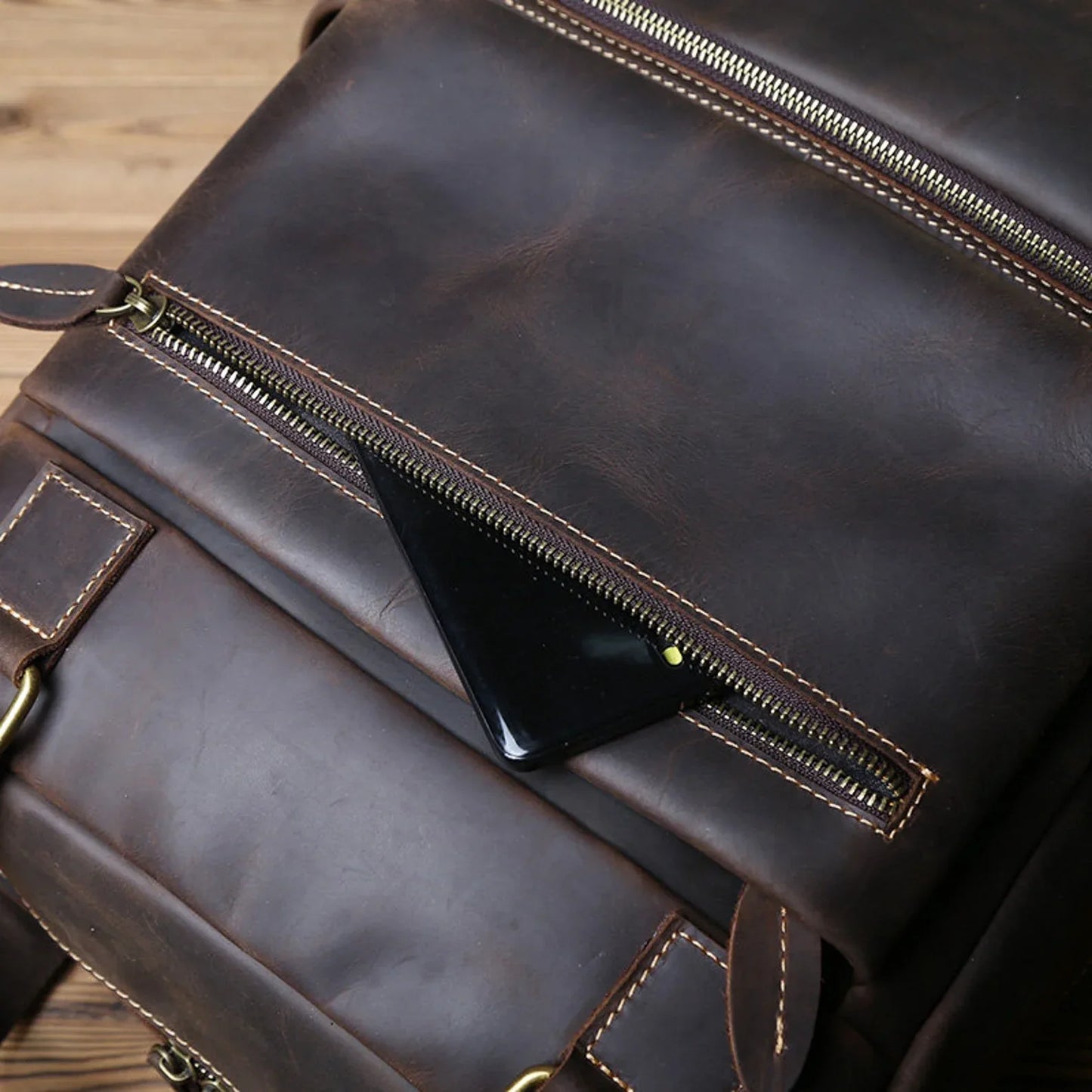 Handmade Genuine Leather Retro Style