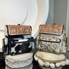 Tooled Hair On Cowhide Backpack