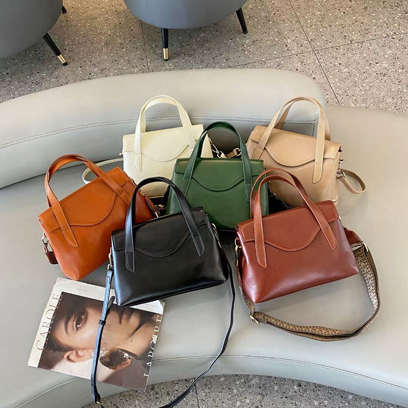 Genuine Leather Shoulder Handbag Crossbody