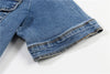 Women’s Short Sleeve Cropped Denim Summer Jacket