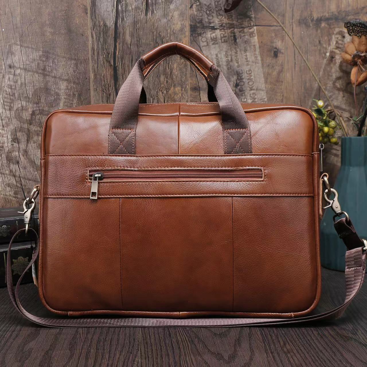 Laptop Briefcase and Leather Business Bag for Work