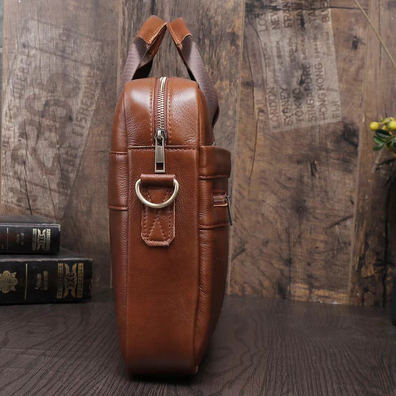 Laptop Briefcase and Leather Business Bag for Work