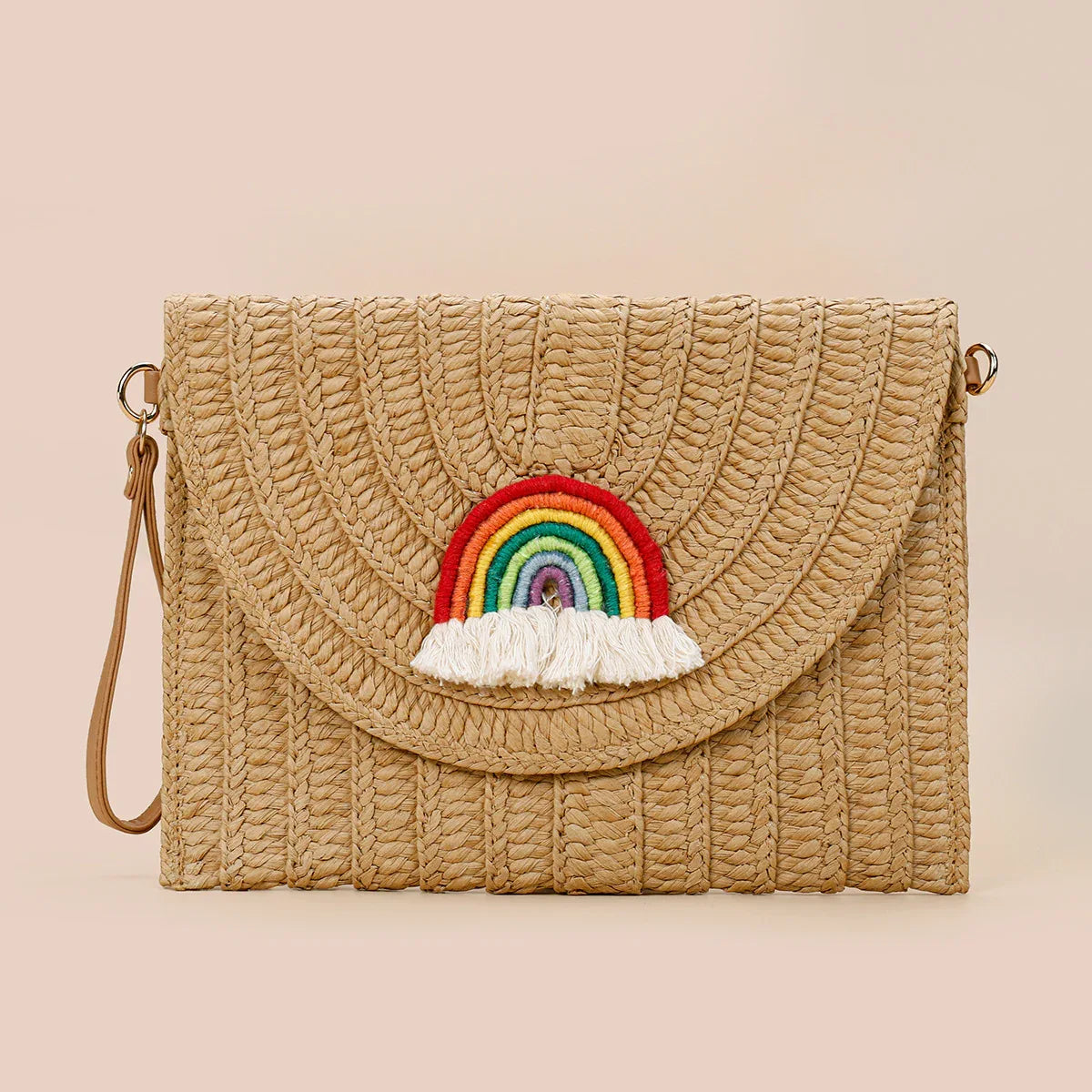 straw summer envelope purse beach 14