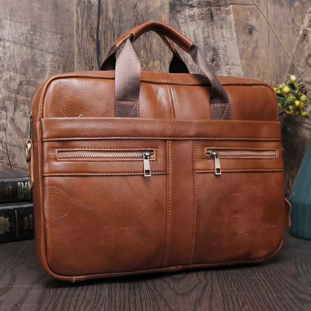 Laptop Briefcase and Leather Business Bag for Work