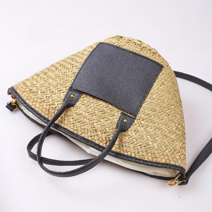 Women Natural Woven Summer Beach Bag