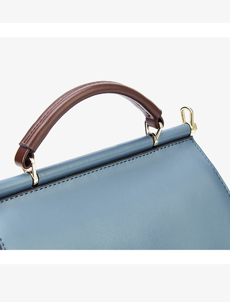 Shoulder bag women leather crossbody handbag