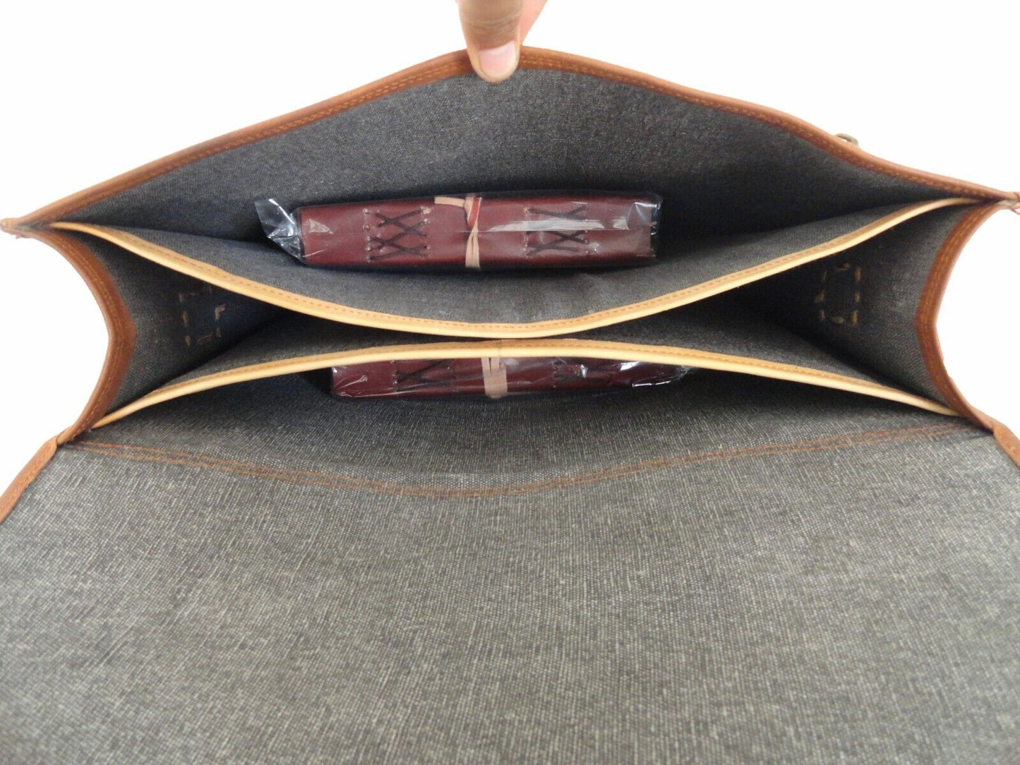 Vintage leather Laptop Messenger Bag