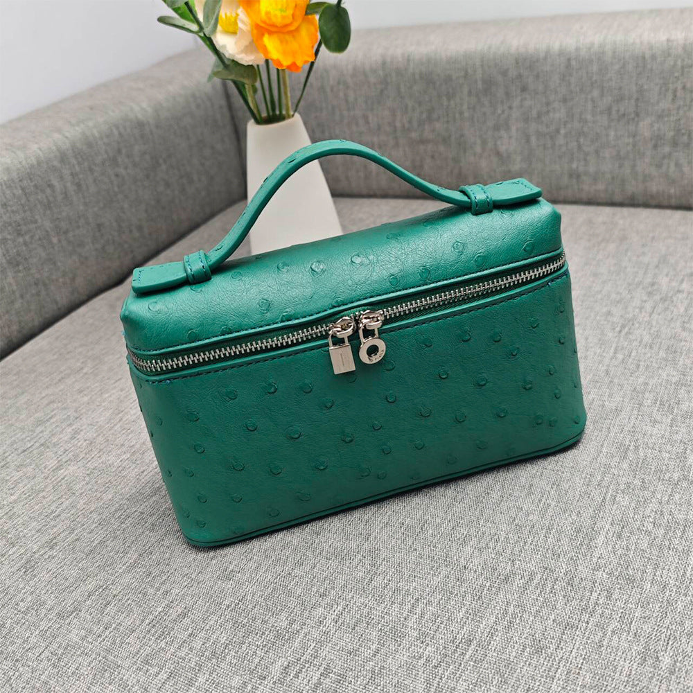 Genuine Leather Crossbody Handbag Small Box Purse