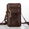 Leather phone pouch waist bag