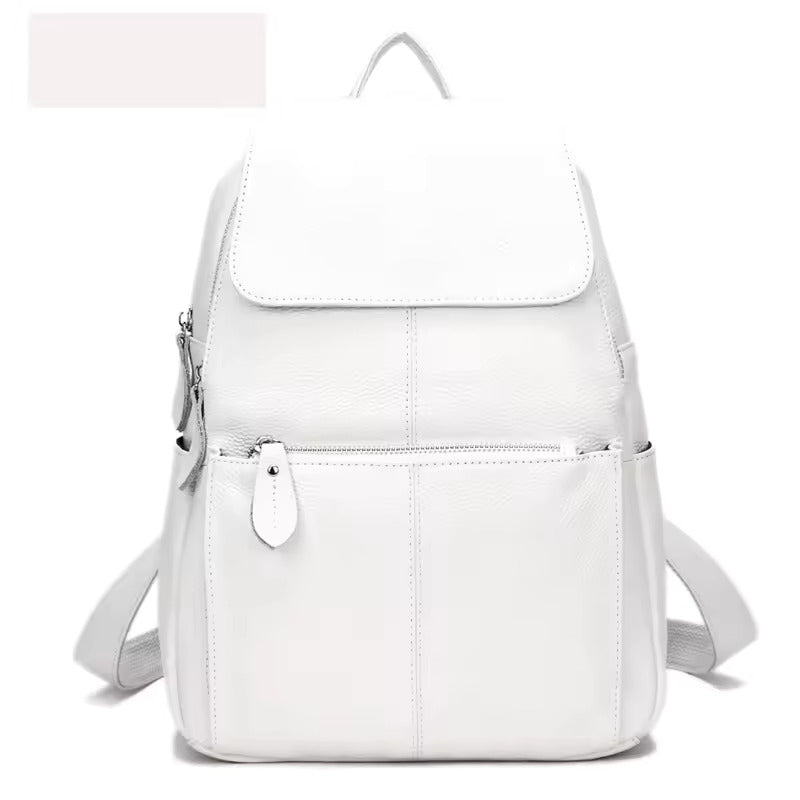 Genuine Leather Women Backpack
