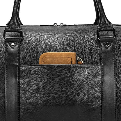 100% Genuine Leather Travel Weekender Bag