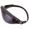 Retro genuine cowhide leather waist fanny bag