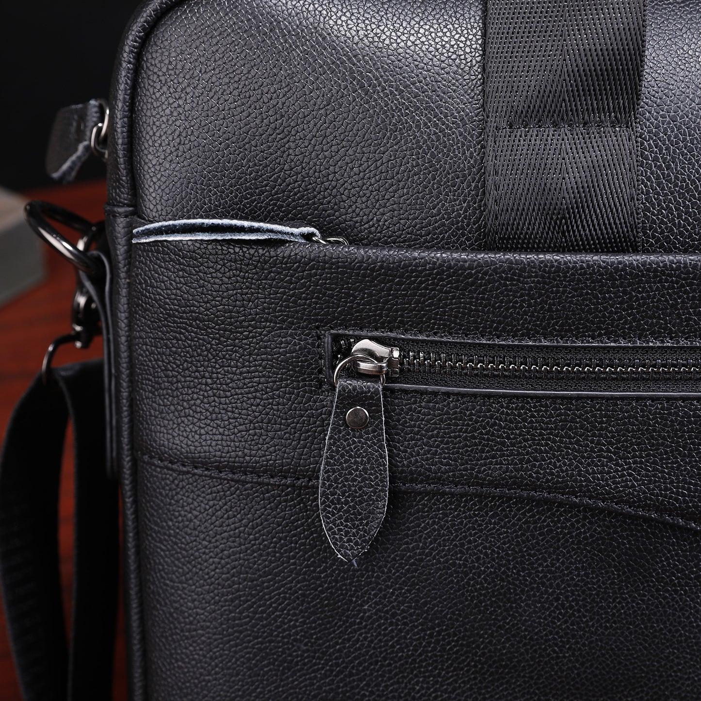 Genuine Leather Office Bag for Men Laptop Business Bag