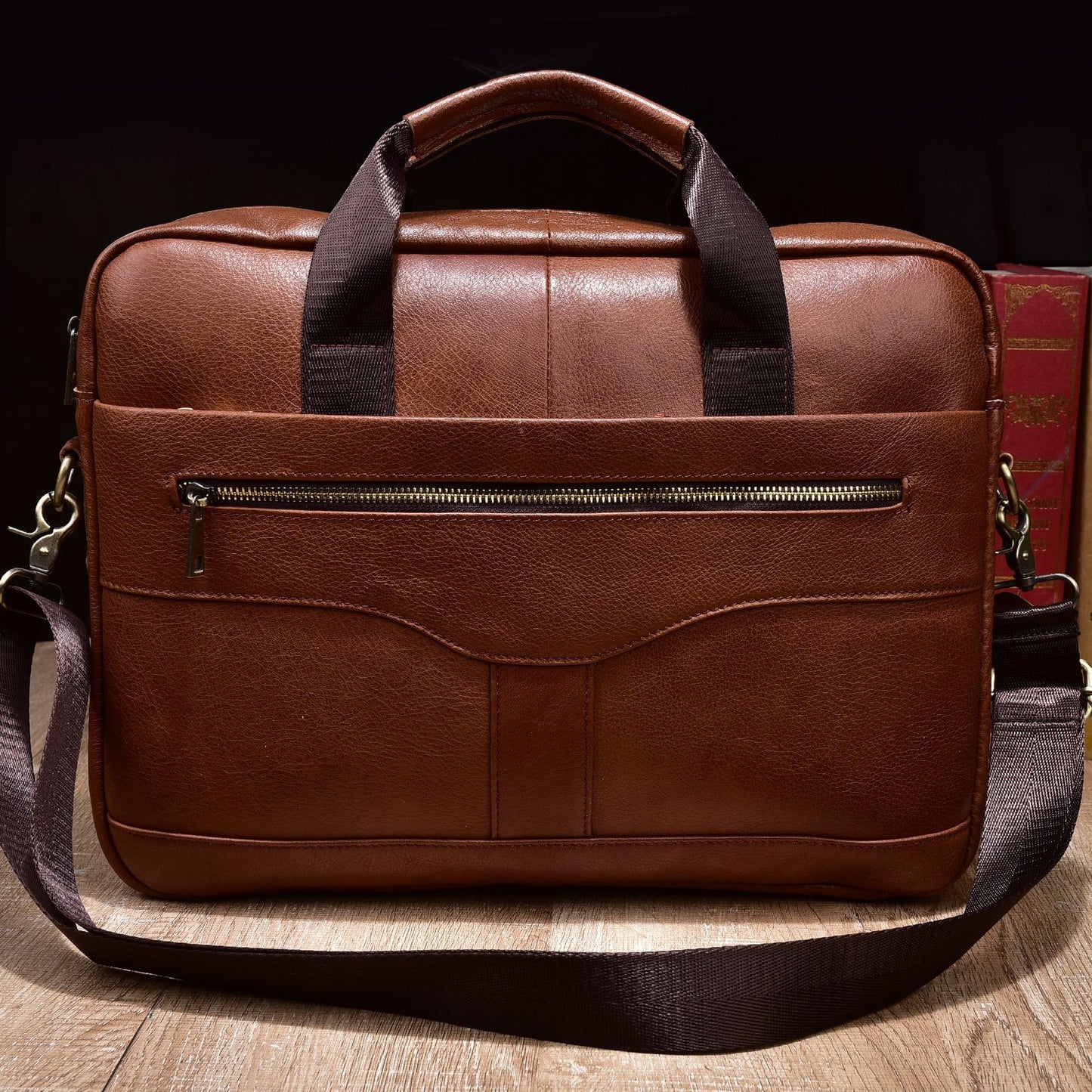 Genuine Leather Office Bag for Men Laptop Business Bag