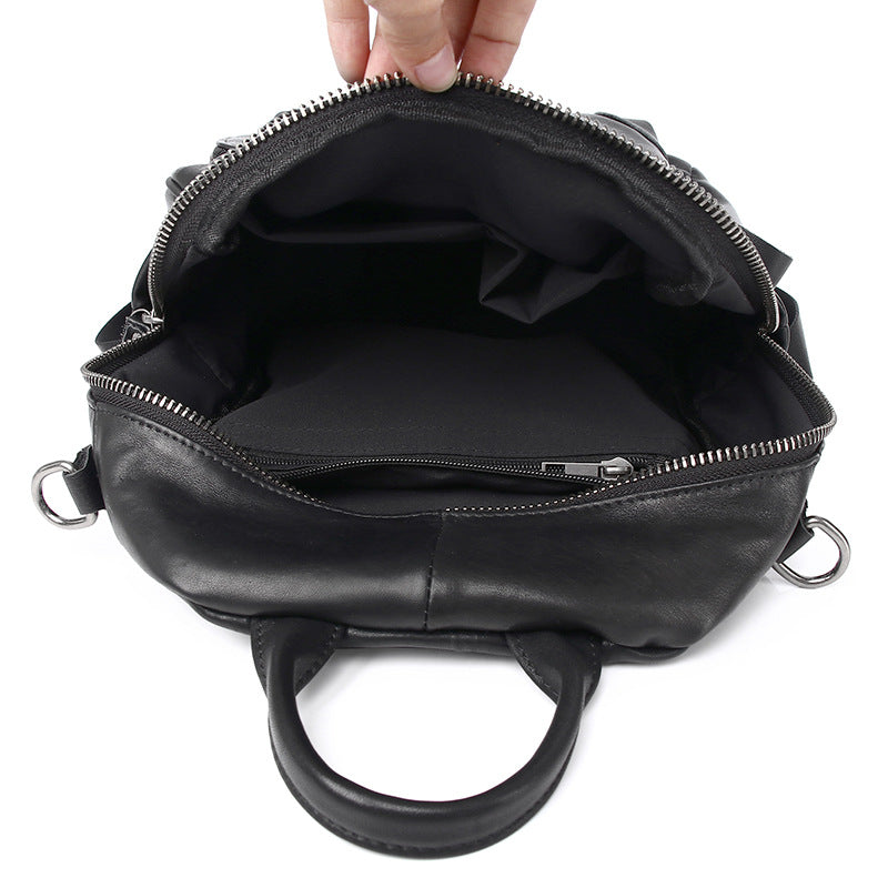 Leather Women Backpack Travel Daypack
