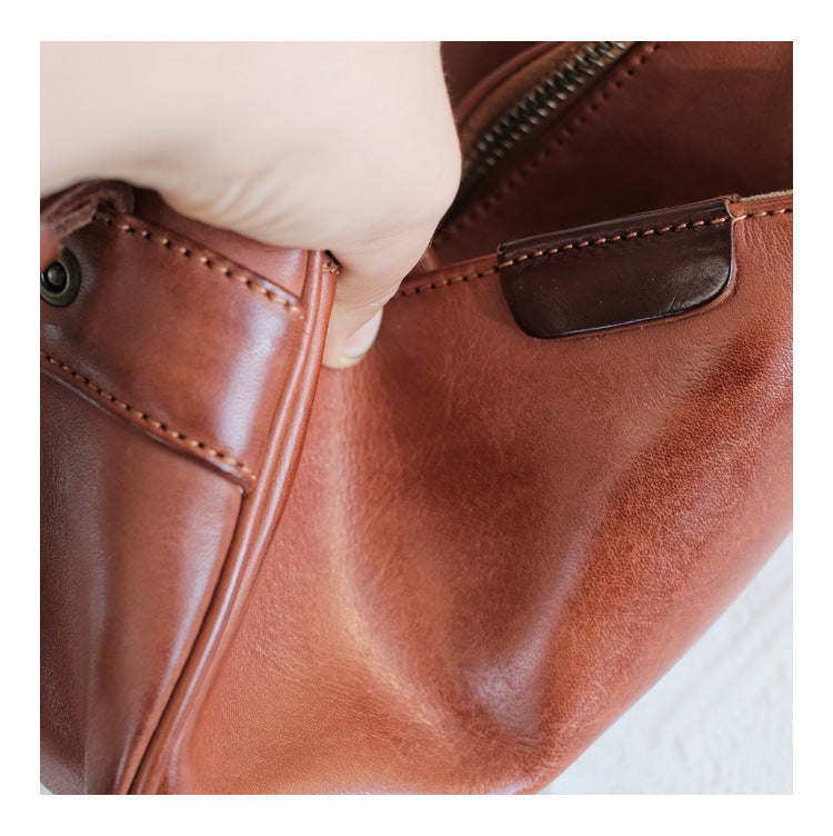 women leather pillow bag crossbody purse