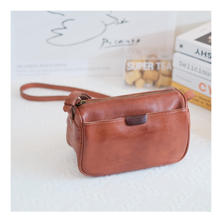 women leather pillow bag crossbody purse