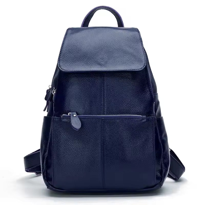 Genuine Leather Women Backpack