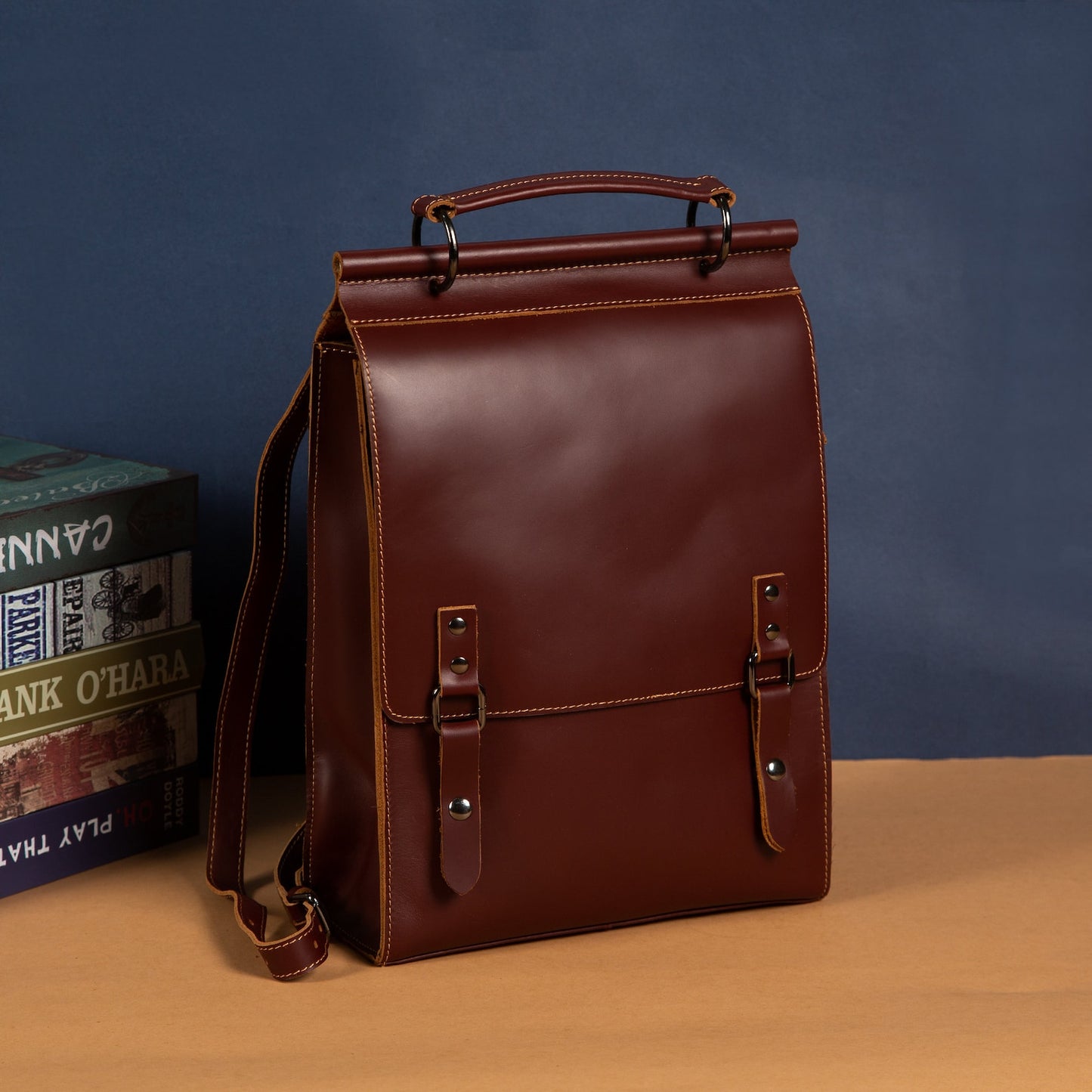 Real Leather Professional Backpack