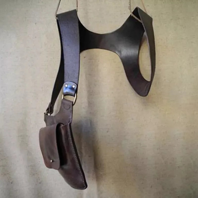 Genuine Leather Underarm Holster Wallet