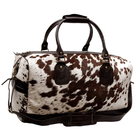Stay on-trend with a stylish cowhide bag