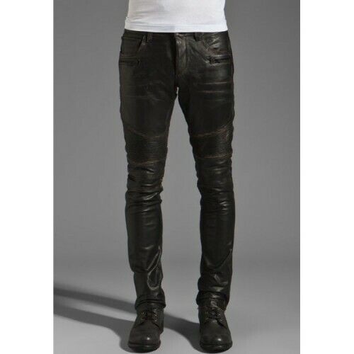 Real Leather Skinny Fit Pant