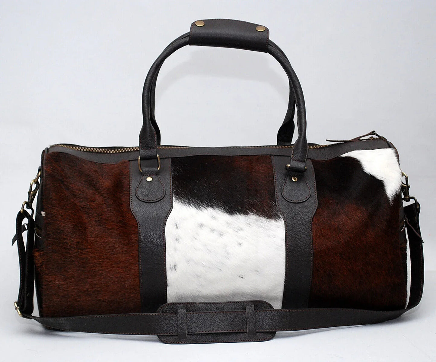 weekender duffle bag cowhide