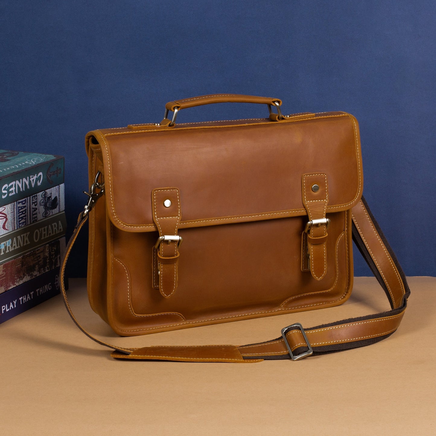 Brown Messenger Bag Leather