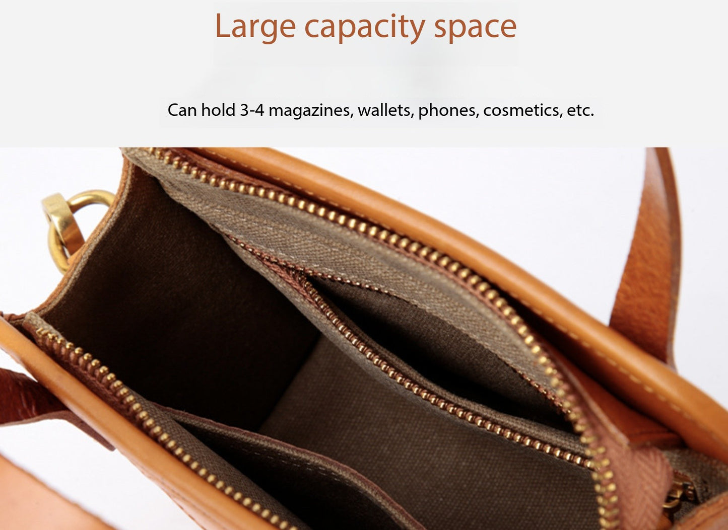 Retro Leather Crossbody Handbag for Women with Quilted Stitching