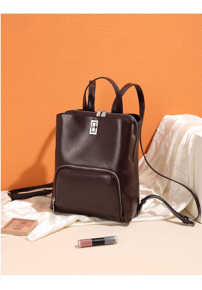 leather backpacks purse for women