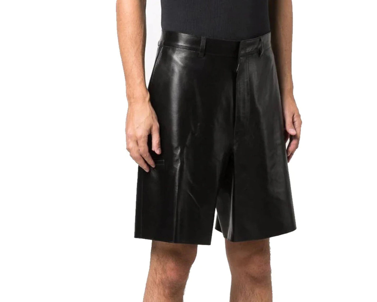 Genuine Leather Shorts for Men