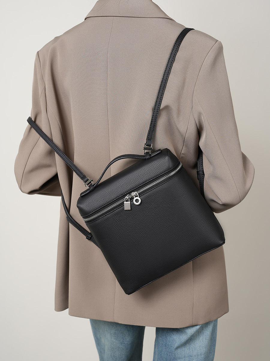 Leather Backpack for Women with Adjustable Straps