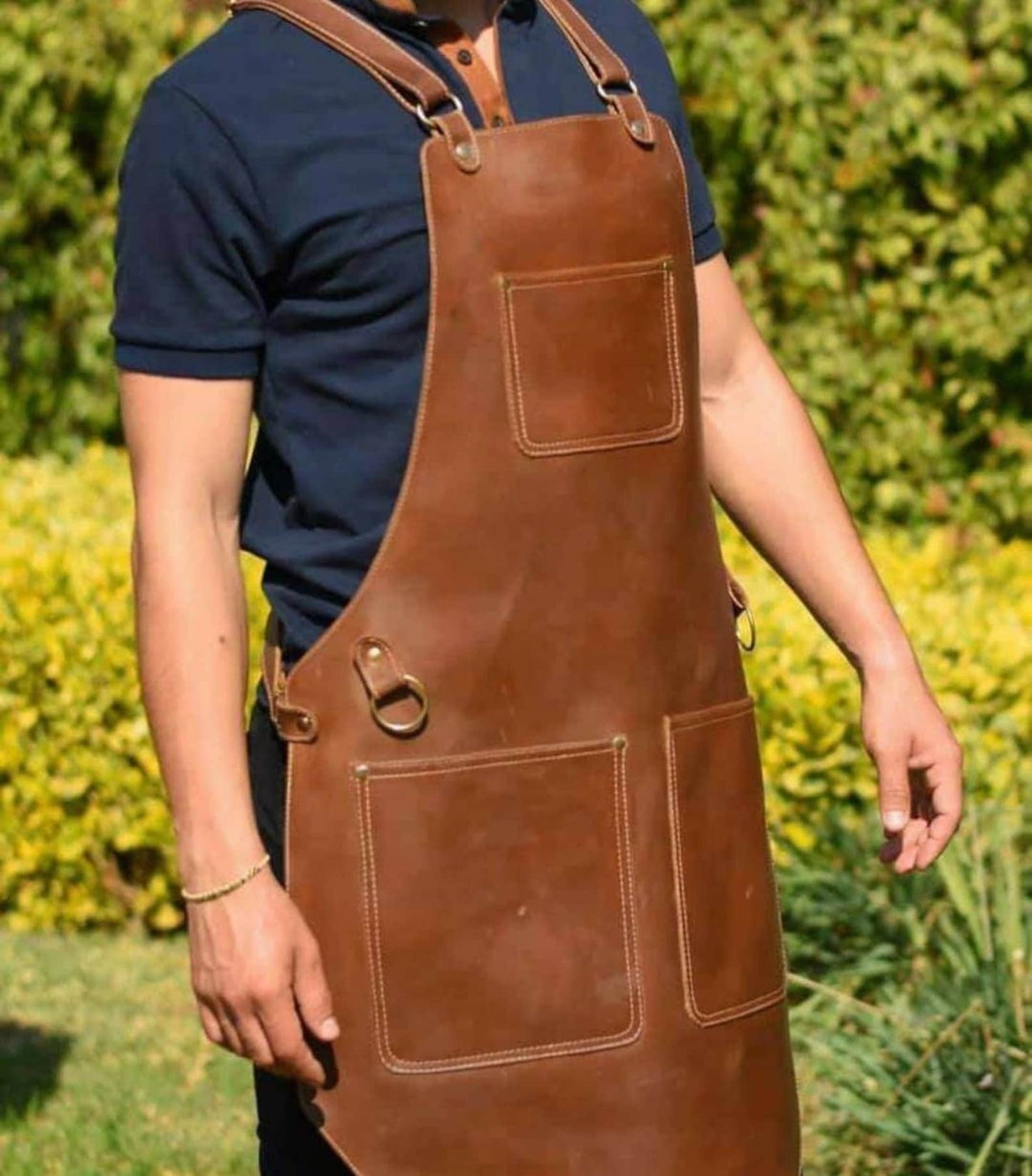 Leather Apron BBQ Chef Blacksmith