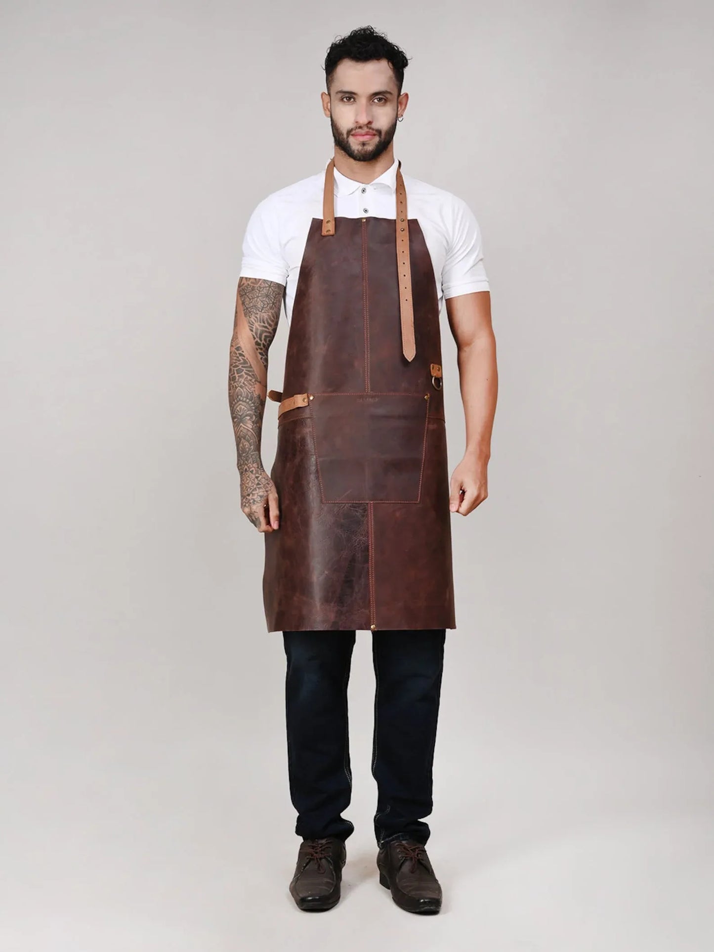Cooking Apron Leather Genuine