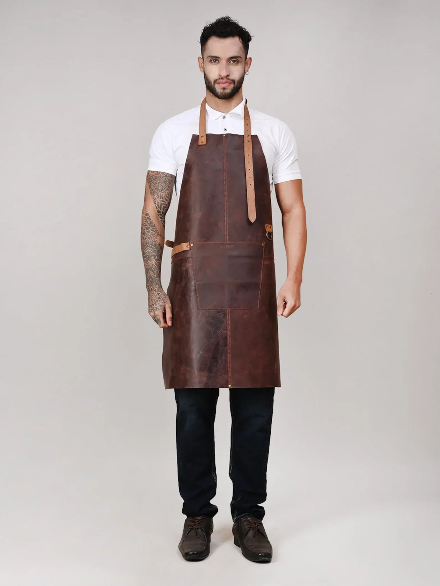 Cooking Apron Leather Genuine