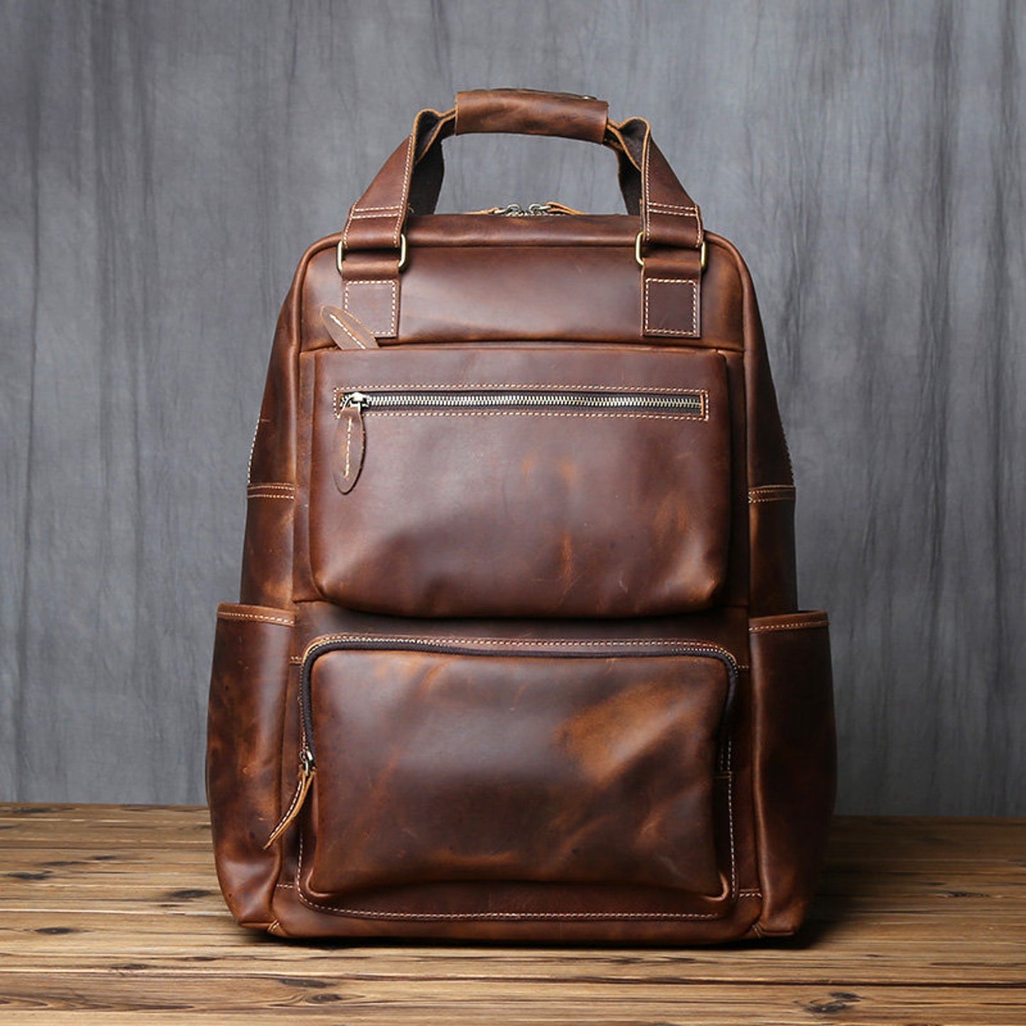 Handmade Genuine Leather Retro Style