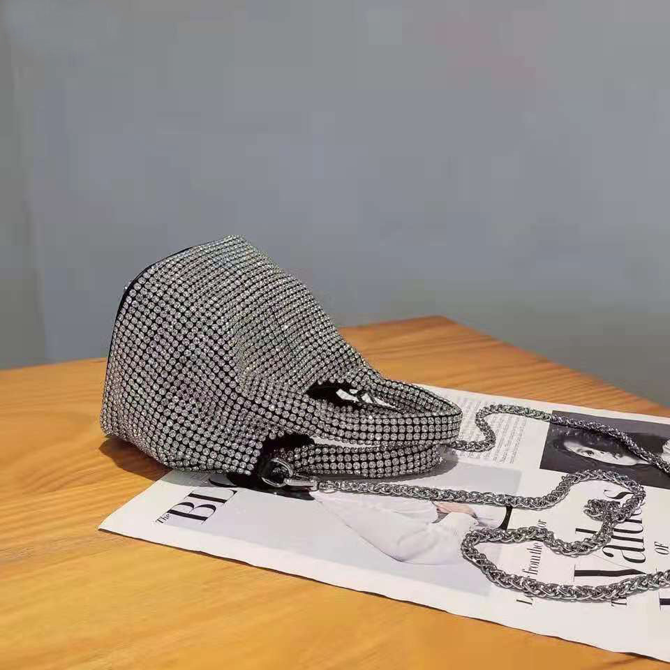 Mini Bucket Bag with Chain Strap