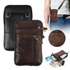 Leather phone pouch waist bag