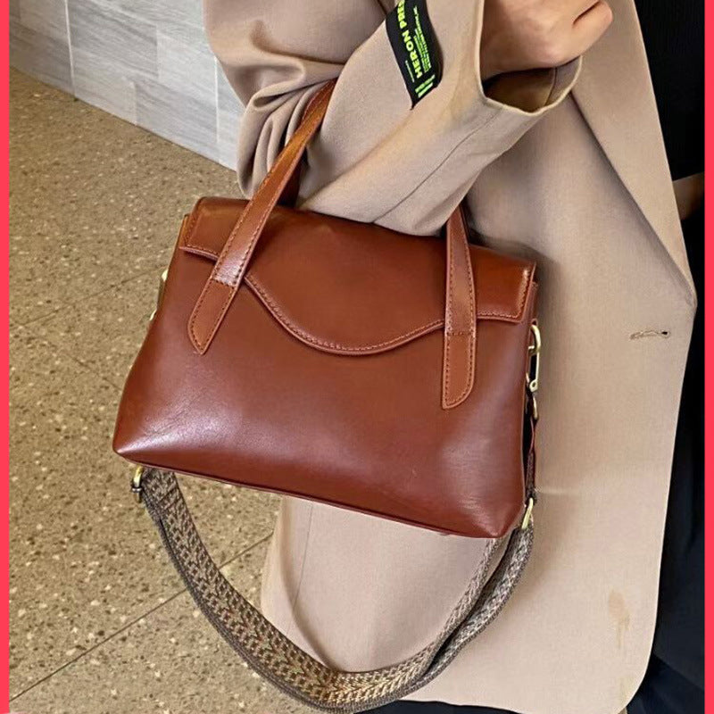 Genuine Leather Shoulder Handbag Crossbody