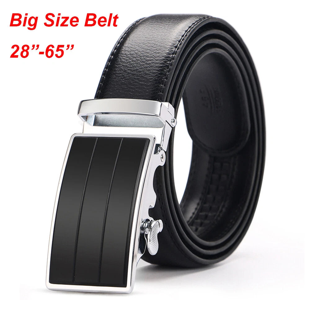 Modern Buckle Leather Belt Men Sleek Skinny Style
