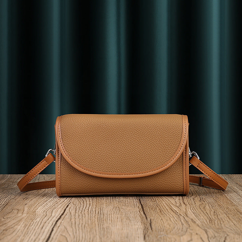 Women’s Genuine Leather Pillow Bag Crossbody