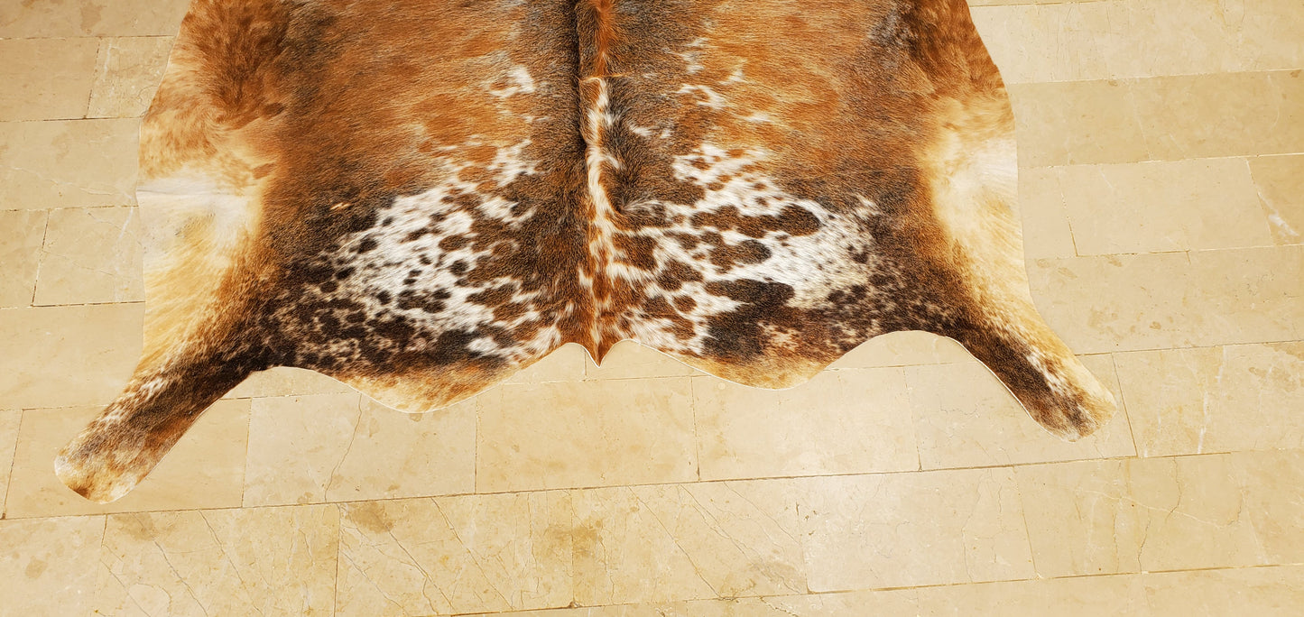 Mini Speckled Cow Hide Rug 5.8ft x 5.2ft