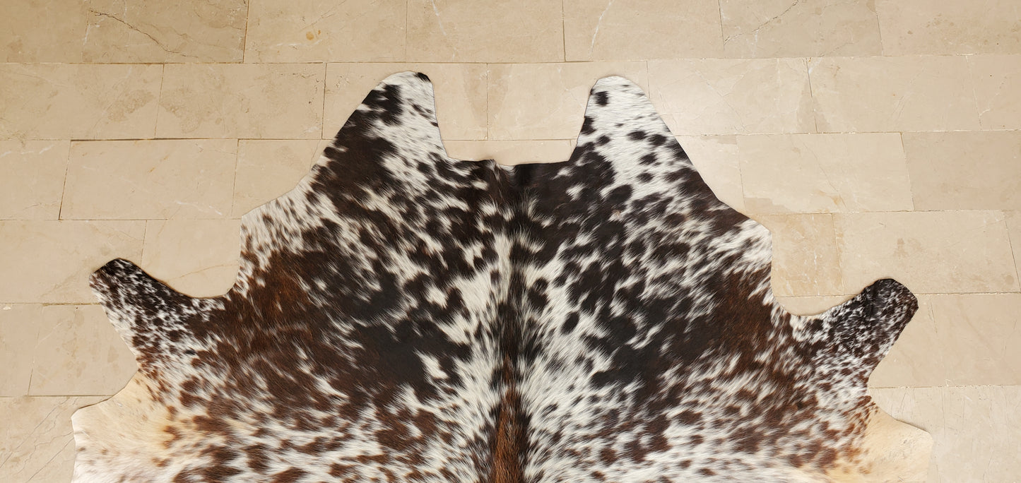 Mini Cowhide Rug Dark Speckled