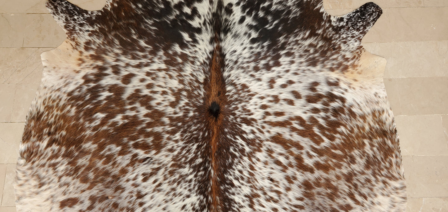 Mini Cowhide Rug Dark Speckled