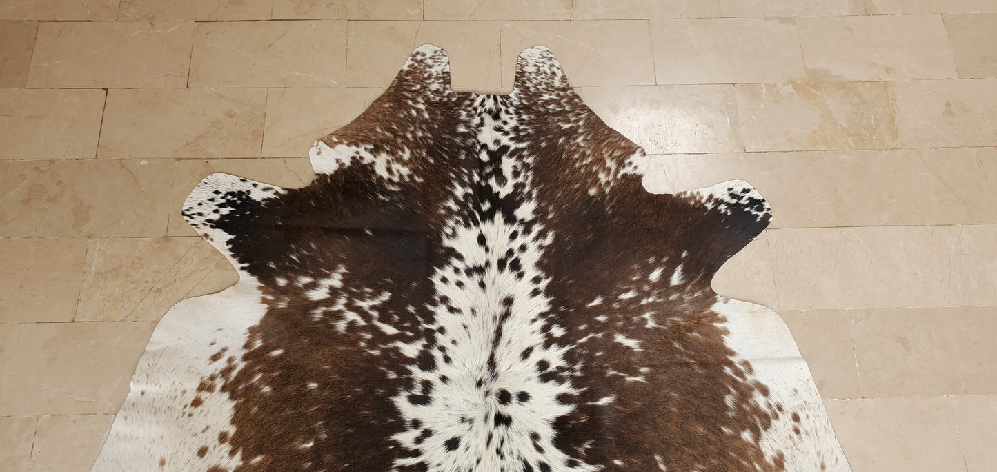 Small Cowhide Rug Speckled Tricolor