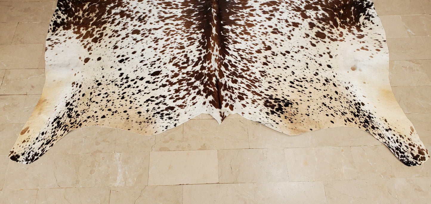 Small Spotted Tricolor Cowhide Rug