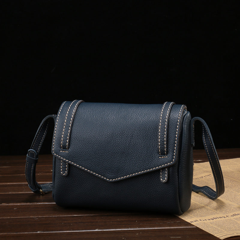 Women Leather Messenger Crossbody Office Bag