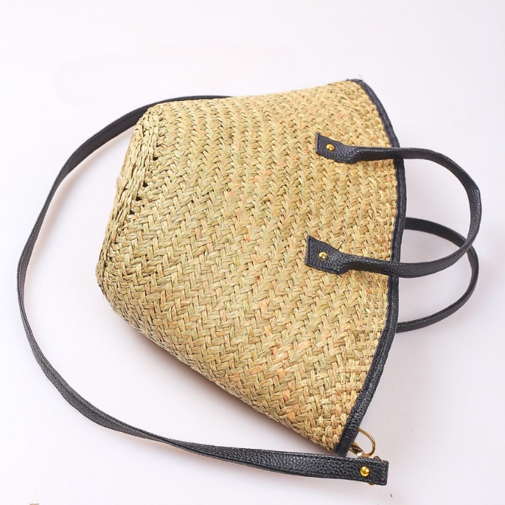 Women Natural Woven Summer Beach Bag